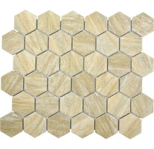 Keramikmosaik HX Curio HB Hexagon 32,5x28,1 cm Beige-thumb-0