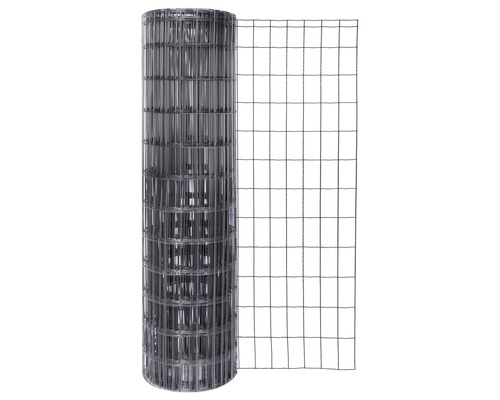 Schweißgitter ALBERTS Fix-Clip Pro® 2,2 mm 25 x 0,81 m anthrazit Eine Rolle Drahtgeflechtzaun