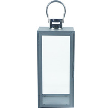 Dekorative Laterne mit Glasfenstern und Metallgriff