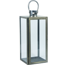 Laterne aus Glas und Metall