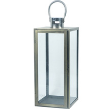 Laterne aus Metall und Glas