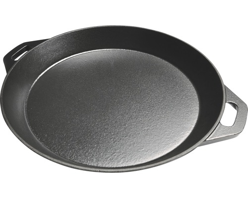 TENNEKER Gusseisenpfanne Paella Pfanne 40 x 34 cm Gusseisen schwarz Grillrostsystem Platform Universal