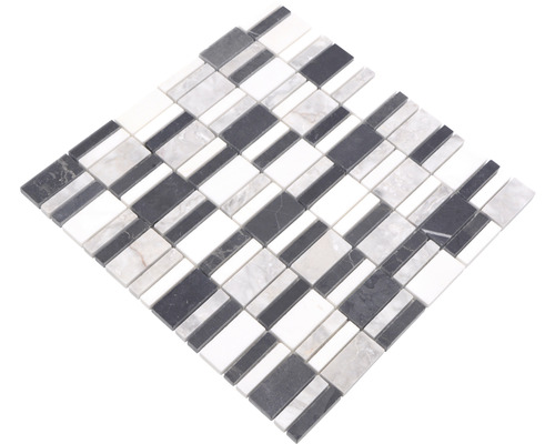 Mosaikmatte aus Naturstein für Wand- und Bodenbeläge