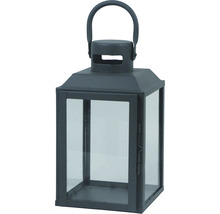 Dekorative Laterne aus Metall und Glas mit Tragegriff