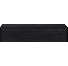 Waschtischunterschrank Sanox Bloxx Frontfarbe black oak BxHxT 160 x 35 x 45 cm