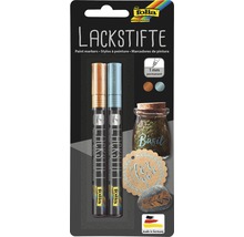 Lackstifte 1mm 1x kupfer & 1x eisblau