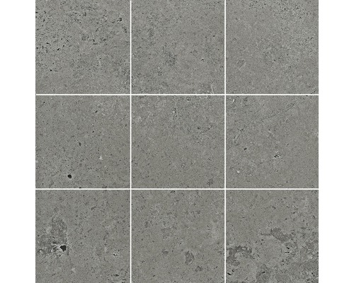 Feinsteinzeug Mosaik Candy grey matt 29,8x29,8 cm