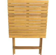 Gartenmöbelset GARDEN PLACE Svea 2 Sitzer 3 tlg. braun aus robustem Akazienholz, klappbar