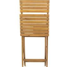 Gartenmöbelset GARDEN PLACE Svea 2 Sitzer 3 tlg. braun aus robustem Akazienholz, klappbar