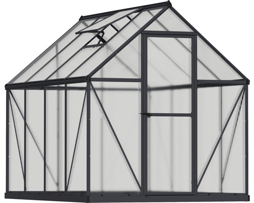 Gewächshaus mit Tür und Fenster