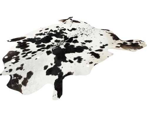 Kuhfellteppich mit Fleckenmuster