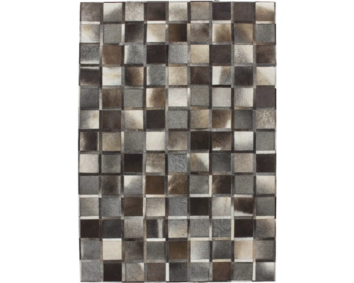 Teppich Leder Lavish 410 grau 160x230 cm (Echtleder)
