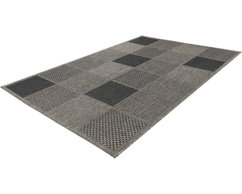 Teppich mit geometrischem Patchwork-Muster