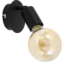 Wandspot 1-flammig Black Steel schwarz H 100 mm-thumb-1 Wandspot 1-flammig Black Steel schwarz H 100 mm-thumb-1