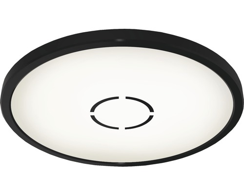LED Deckenleuchte ultraflach 18W 2400 lm 4000 K Ø 29,3 cm Free weiß/schwarz + Hintergrundbeleuchtungseffekt