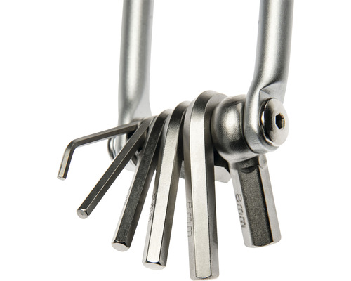 Fahrrad Multitool mit Inbusschlüsseln in verschiedenen Größen