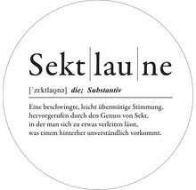 Sektlaune Definition als Wortkunst