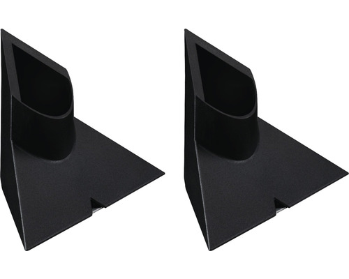 Zwei Eckwinkel für Kabelkanäle