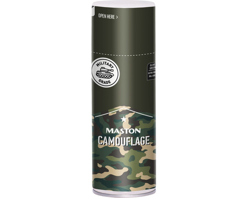 Sprühlack Maston Camouflage Olive Green RAL 6003 olivgrün 400 ml Maston Camouflage Sprühfarbe