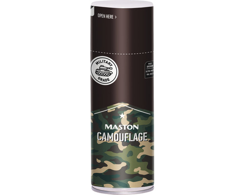 Sprühlack Maston Camouflage Mud Brown RAL 8027 lederbraun 400 ml Maston Camouflage Spraydose Schlammbraun