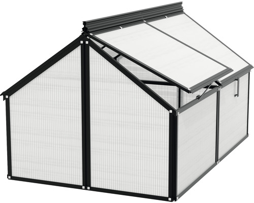 Gewächshaus mit Dachfenster zur Pflanzenzucht