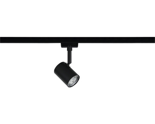 Schwarzer Strahler an einer Stromschiene