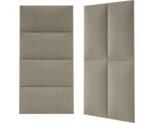 Zwei Schallschutzplatten zur Wandgestaltung