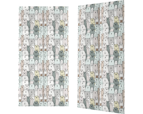 Dekostoff mit Bärenmuster für Innendekorationen