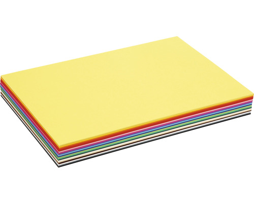 Stapel farbiges Papier