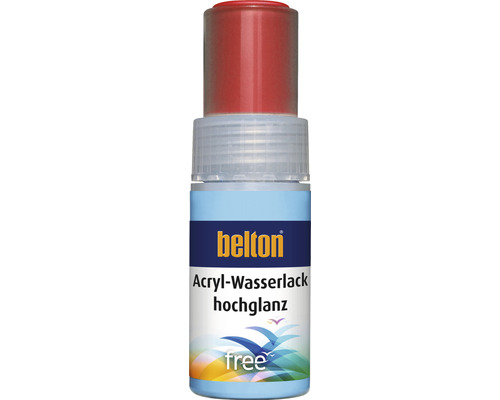 belton free Lackstift hochglänzend RAL 2004 reinorange 9 ml Belton Acryl Wasserlack hochglänzend