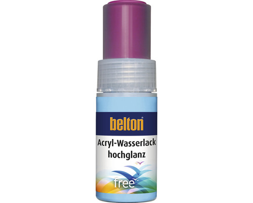belton free Lackstift hochglänzend RAL 4006 verkehrspurpur 9 ml Belton Acryl Wasserlack hochglänzend