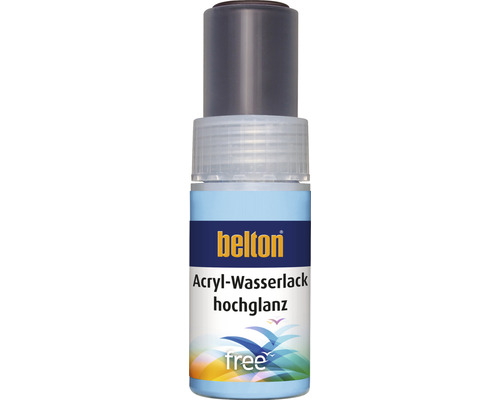 belton free Lackstift hochglänzend RAL 8017 schokobraun 9 ml Belton Acryl Wasserlack hochglänzend