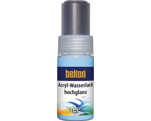 belton free Lackstift hochglänzend RAL 7016 anthrazitgrau 9 ml Belton Acryl Wasserlack hochglänzend