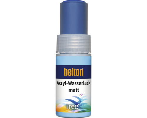 belton free Lackstift matt RAL 5010 enzianblau 9 ml Belton Acryl Wasserlack matt