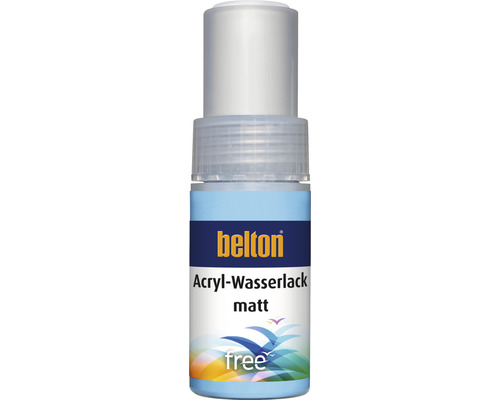 belton free Lackstift matt RAL 9010 reinweiss 9 ml Belton Acryl Wasserlack, matt
