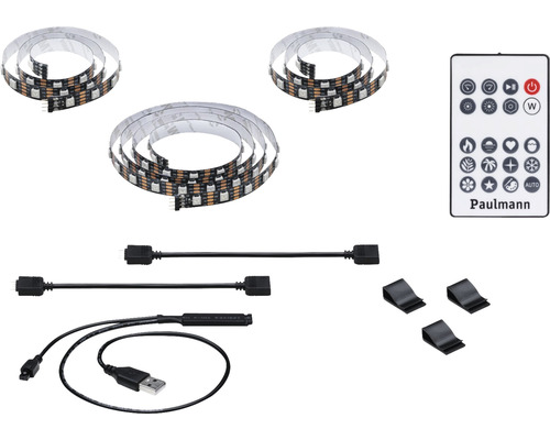 RGB LED Strip 2m USB Hintergrundbeleuchtung Beleuchtung TV