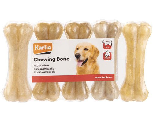 Hundesnack KARLIE Kauknochen 20-25 g 5 Stück Kauartikel Packung Karlie Kauknochen für Hunde