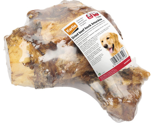 Hundesnack KARLIE Dried Beef Hock Knuckle getrocknete Rinderferse 1 Stück Kauartikel