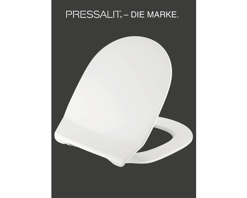 WC-Sitz PRESSALIT Connexion zu Ideal Standard Connect weiß mit Absenkautomatik Pressalit Toilettensitz aus Kunststoff
