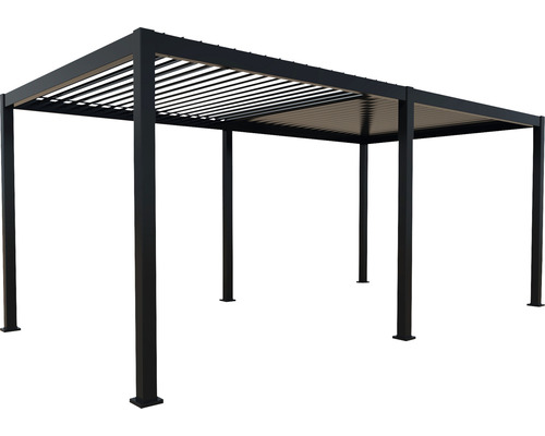 Freistehende Aluminium Pergola mit Lamellendach