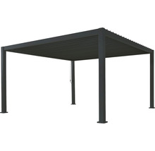 Freistehende Terrassenüberdachung aus Aluminium mit Lamellendach