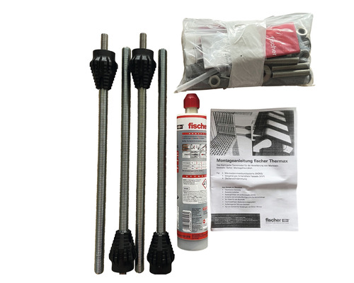 Fischer TherMax 16 Markisenbefestigung für WDVS bis 150 mm (Set für 4 Befestigungspunkte)