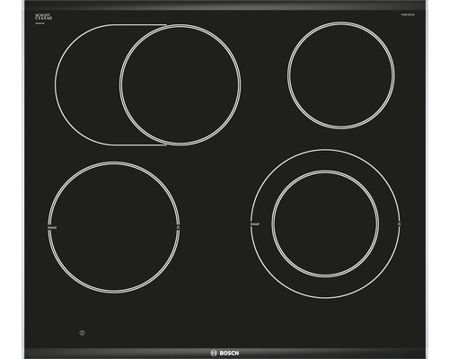 Glaskeramikkochfeld mit Rahmen Bosch 60,6 x 52,7 cm 1 Kochzonen PKN675DP1D