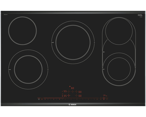 Bosch Induktionskochfeld mit fünf Kochzonen