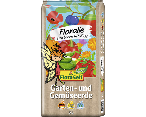 Garten- und Gemüseerde FloraSelf Nature® Floralie 5 L