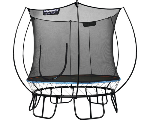 Trampolin Marimex FreeJump Federlos 244 cm mit Schutznetz, Leiter und Ankerset-0