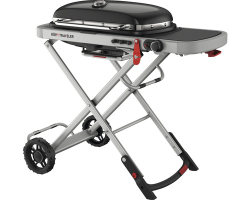 Weber Traveler Gasgrill auf Rollen