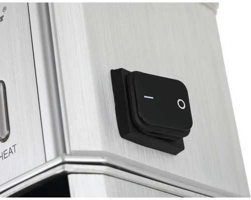 Schalter an einem Heizgerät