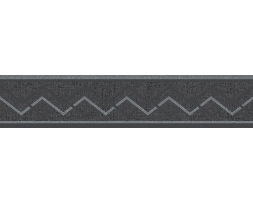 Bordüre selbstklebend 3844-23 Only Border Zick-zack schwarz Glitzer 5 m x 13 cm Bordüre mit geometrischem Muster