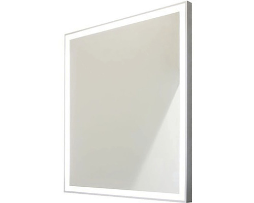LED Spiegel ALU 65 x 60 cm silver